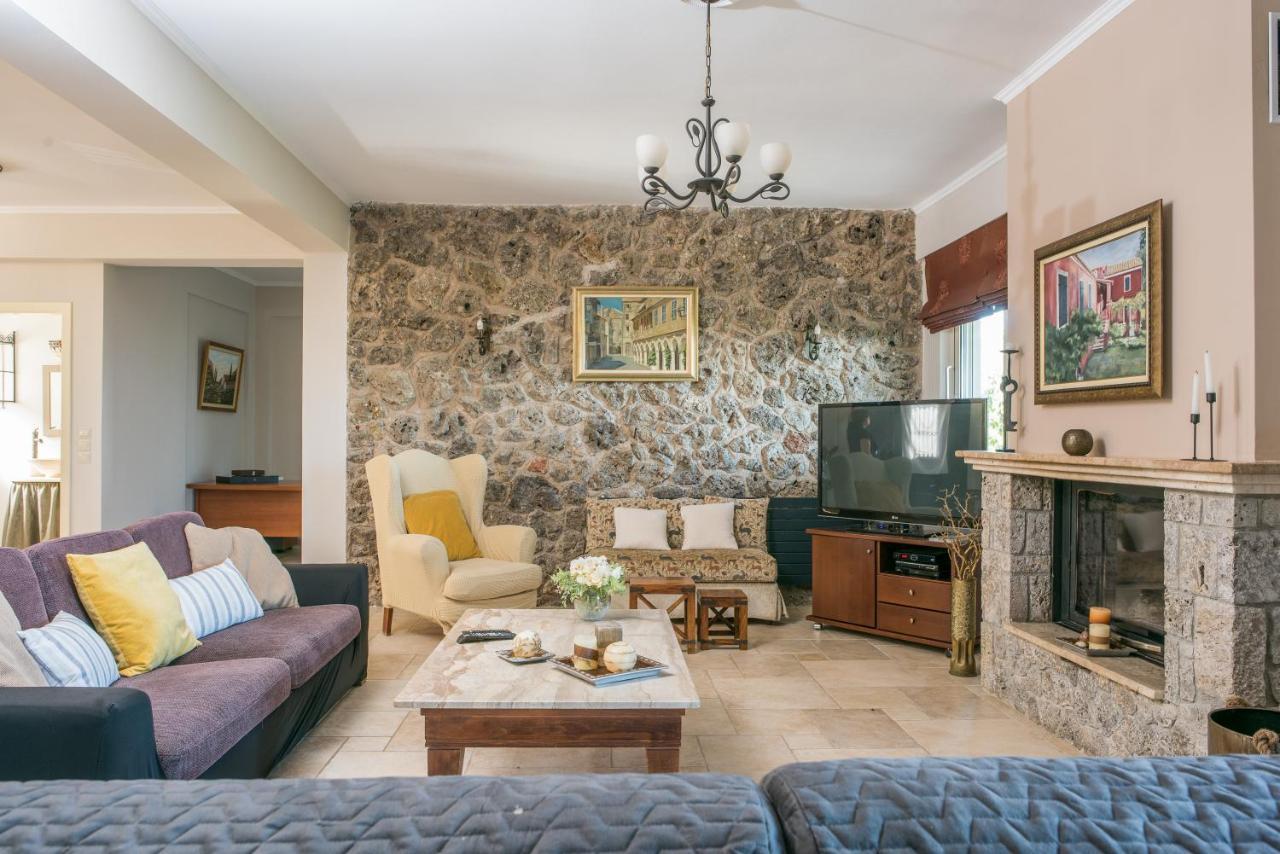 Ionian Sea View Villa By Whitedreamvillas Kato Korakiana ภายนอก รูปภาพ