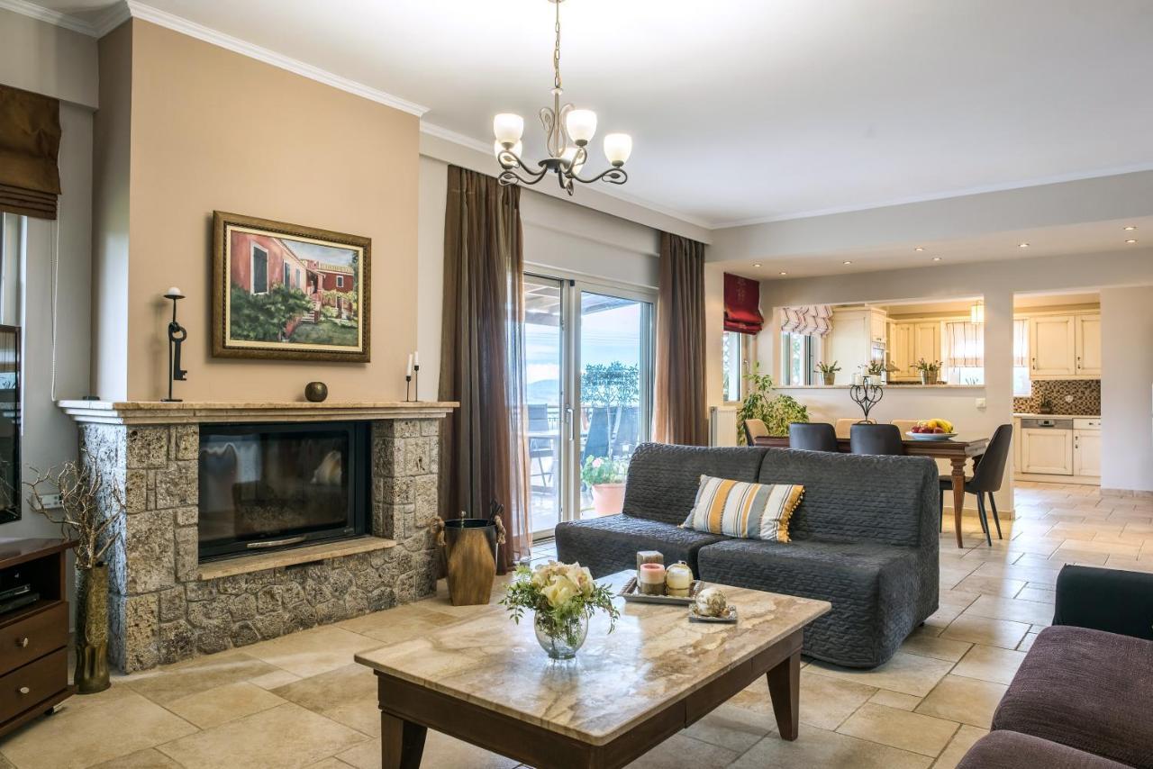 Ionian Sea View Villa By Whitedreamvillas Kato Korakiana ภายนอก รูปภาพ