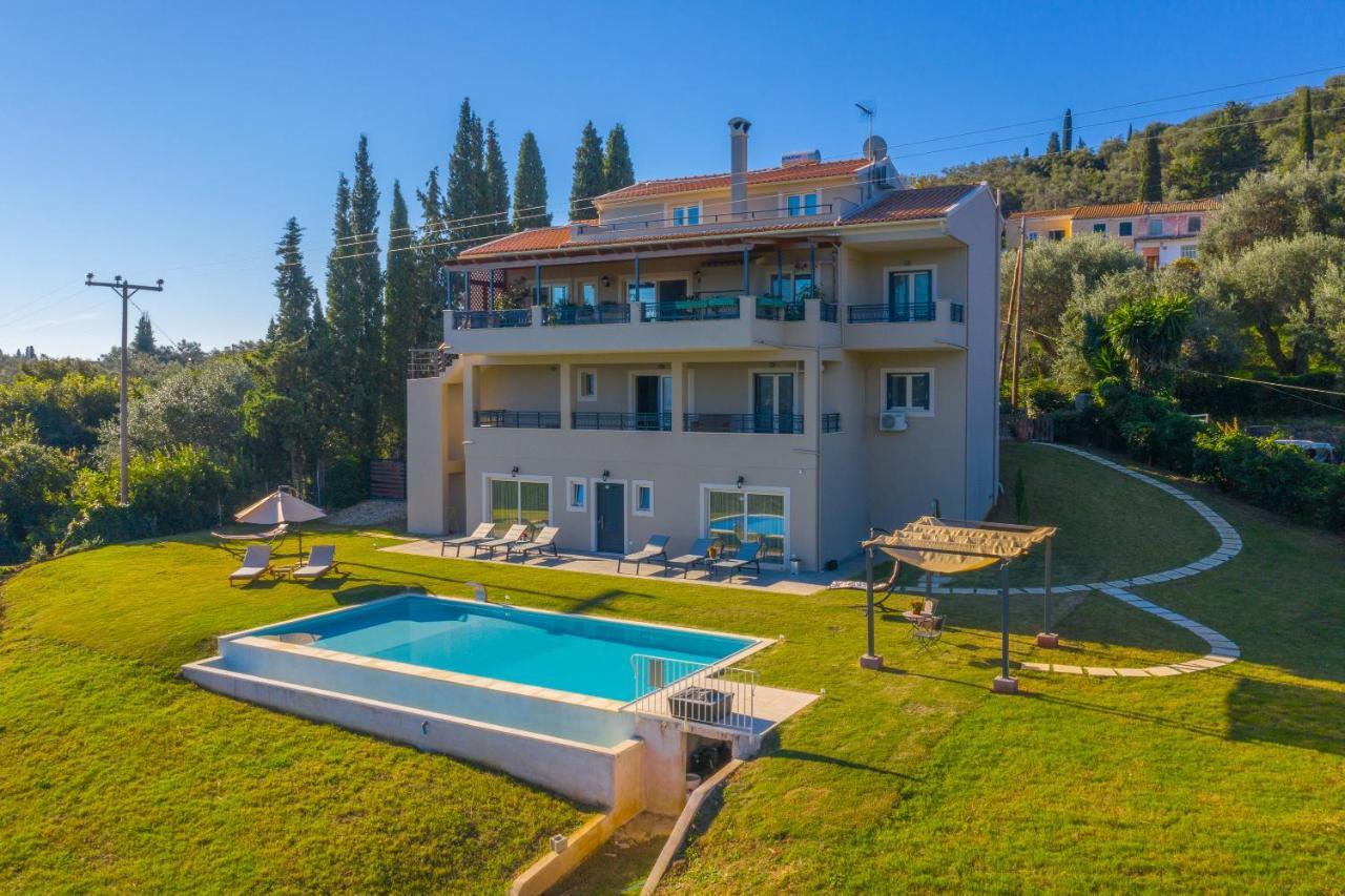 Ionian Sea View Villa By Whitedreamvillas Kato Korakiana ภายนอก รูปภาพ