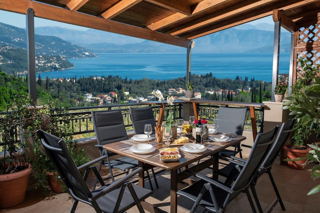 Ionian Sea View Villa By Whitedreamvillas Kato Korakiana ภายนอก รูปภาพ
